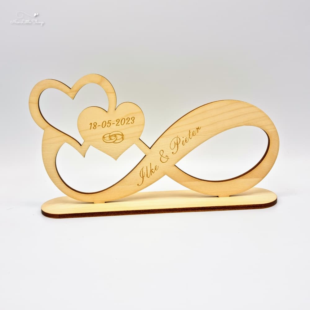 Houten staander Love